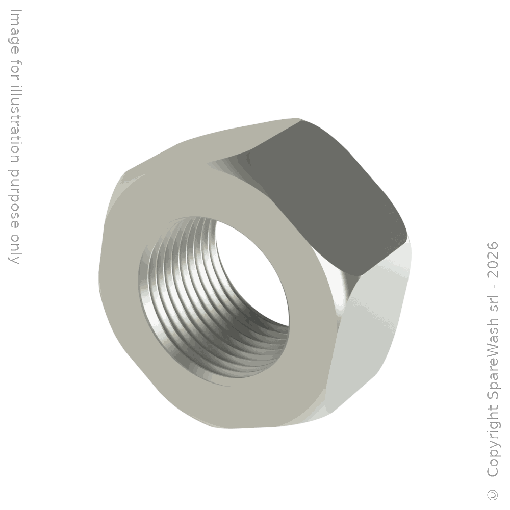 [90400919] DADO ESAGONALE ALTO M20X1,5 ZINCATO
