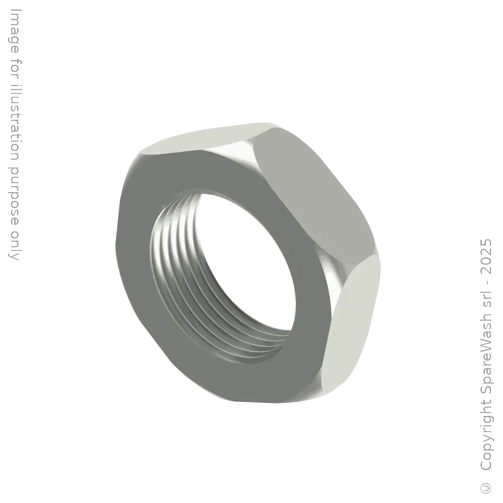 [90400926] HEXAGON NUT LOW PROFILE M20X1,5 GALVANIZED