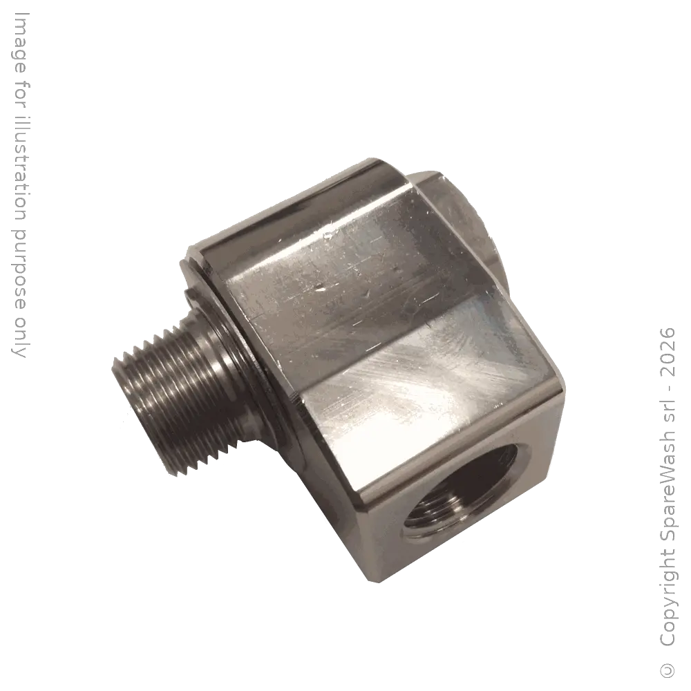 GIUNTO GIREVOLE 90° G3/8M - G3/8F