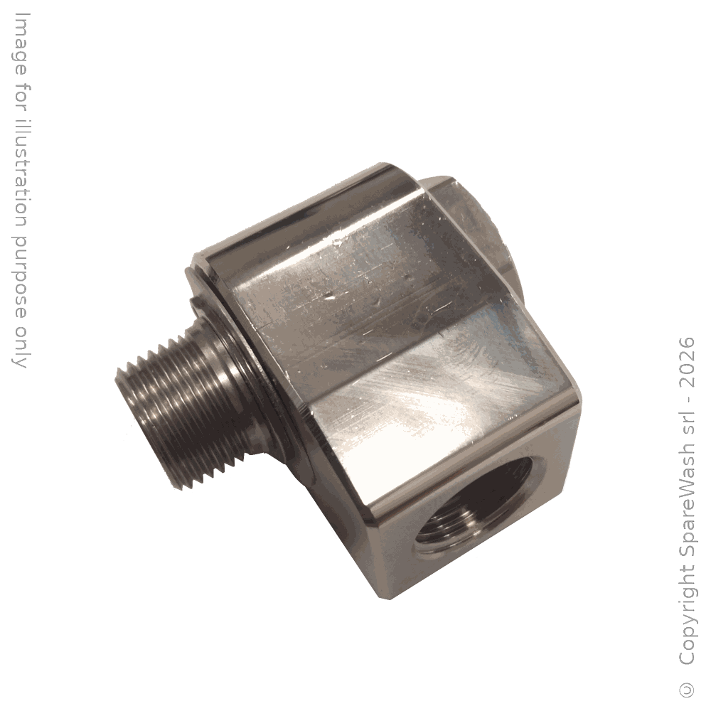 GIUNTO GIREVOLE 90° G3/8M - G3/8F