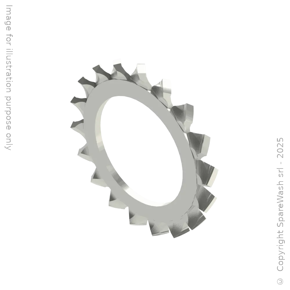 RONDELLA DENTELLATA D20 ZINCATO