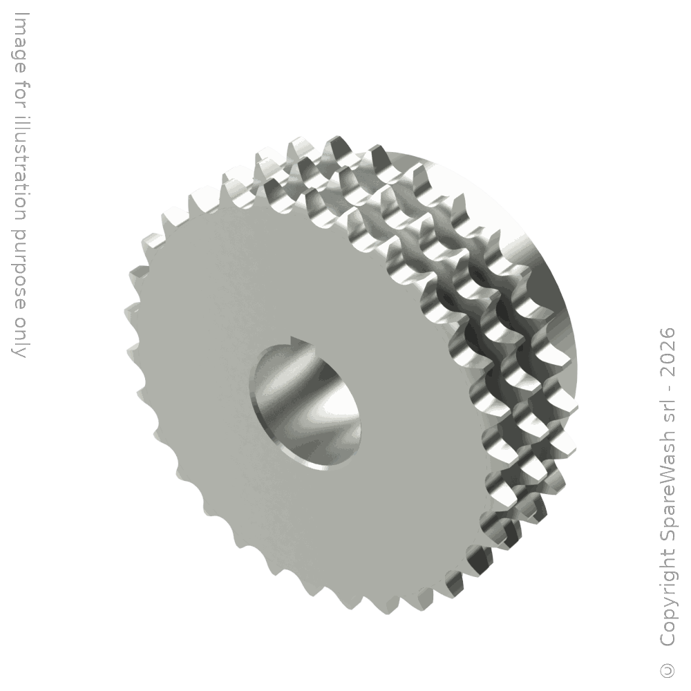 [20700225] PIGNONE TRIPLO Z30 1/2X5/16