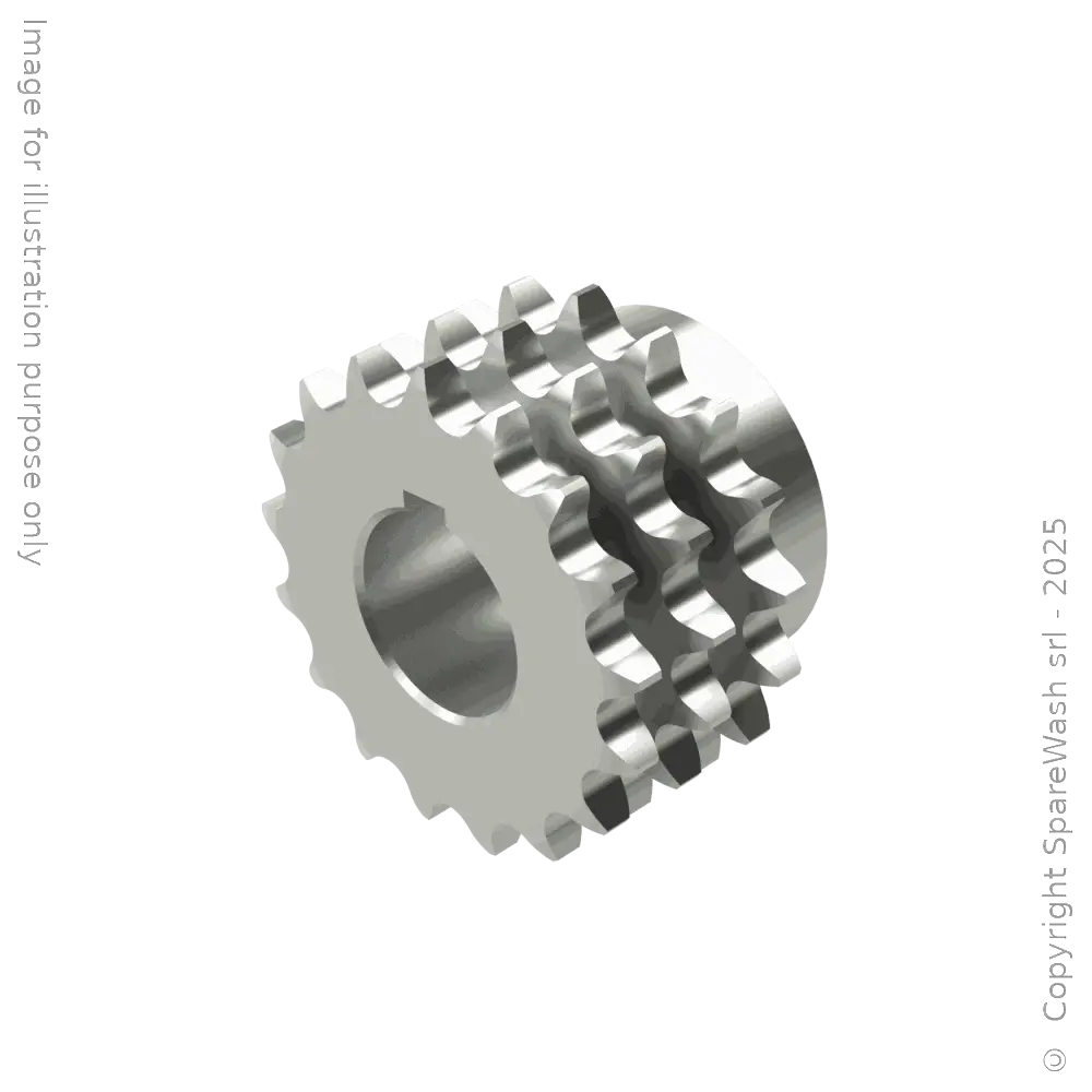 [20700201] PIGNONE TRIPLO Z17 1/2X5/16