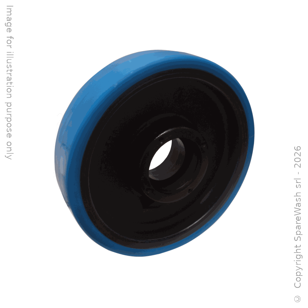 [20400392] SIDE BRUSH CART WHEEL D125X30