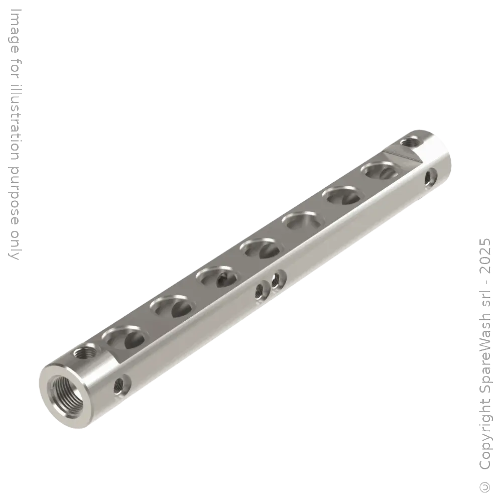 [60900098] COLLETTORE INOX - INGRESSO 1XG1+1G3/4 - USCITA 5+2XG1/2