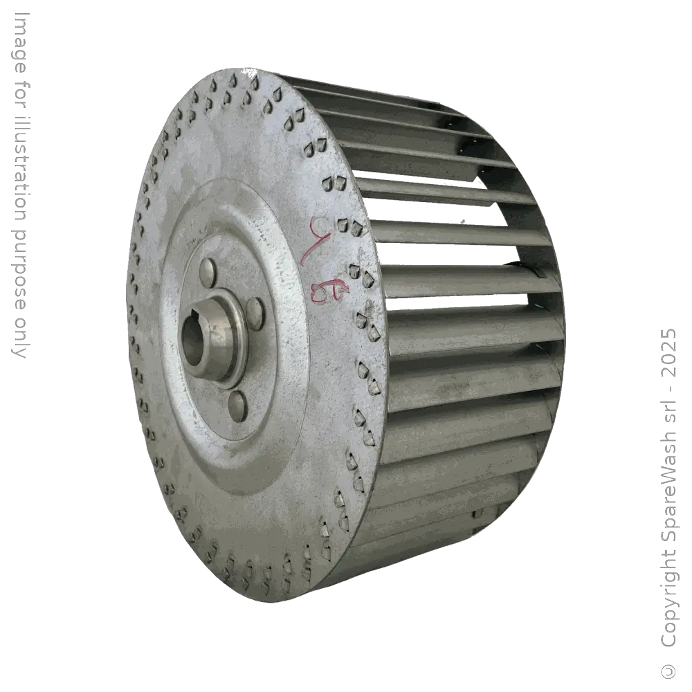 LÜFTERRAD LINKS D250 H100 - MOTORWELLE D24