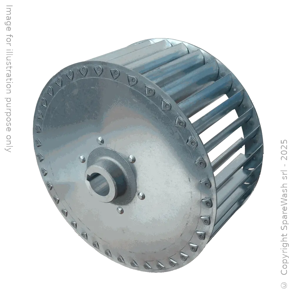 LÜFTERRAD LINKS D250 H115 - MOTORWELLE D28