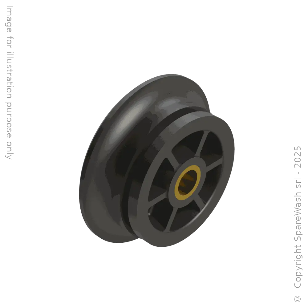 [20400057] TOP BRUSH - DRIER NOZZLE WHEEL