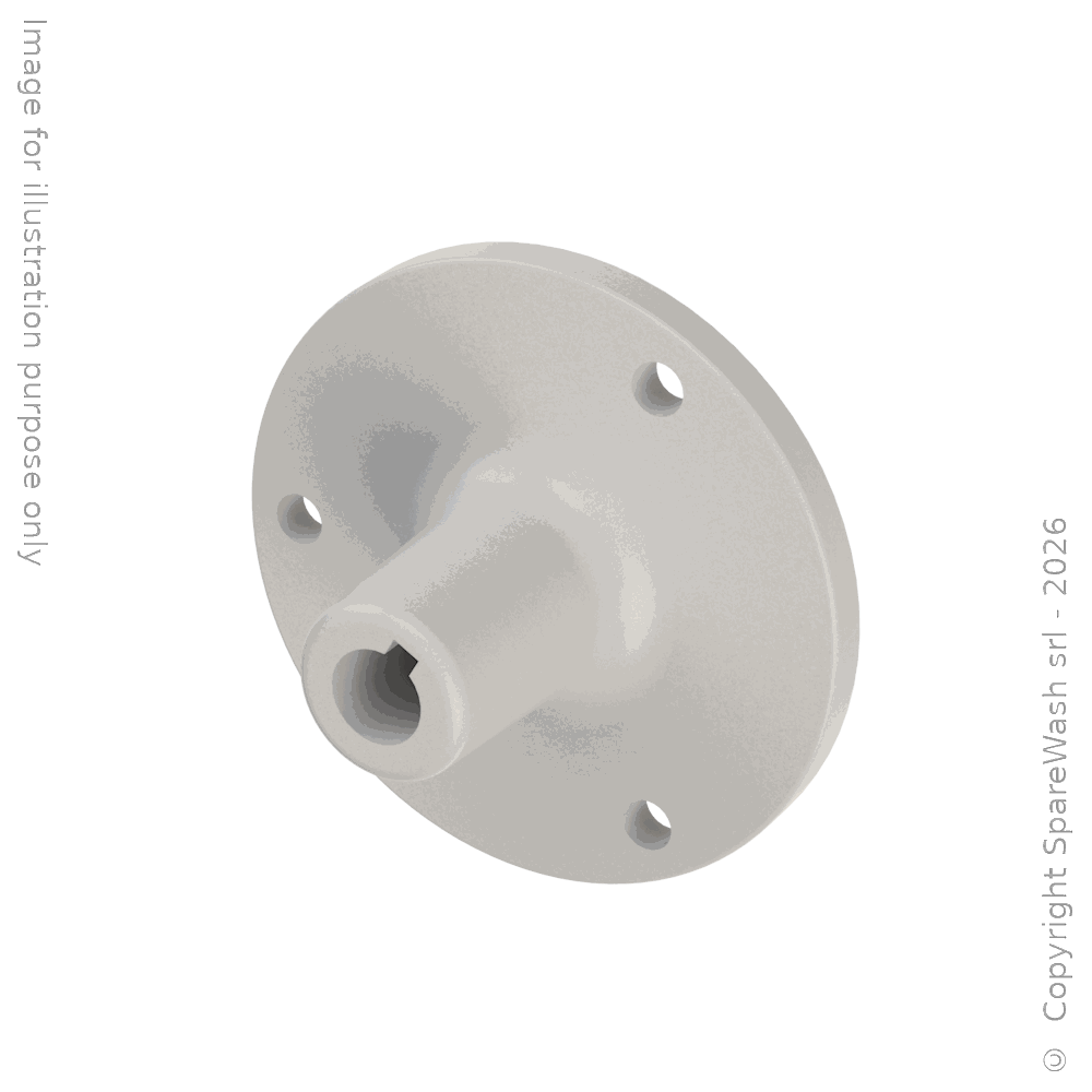 FASTENING FLANGE FOR WHEEL WASH BRUSH
