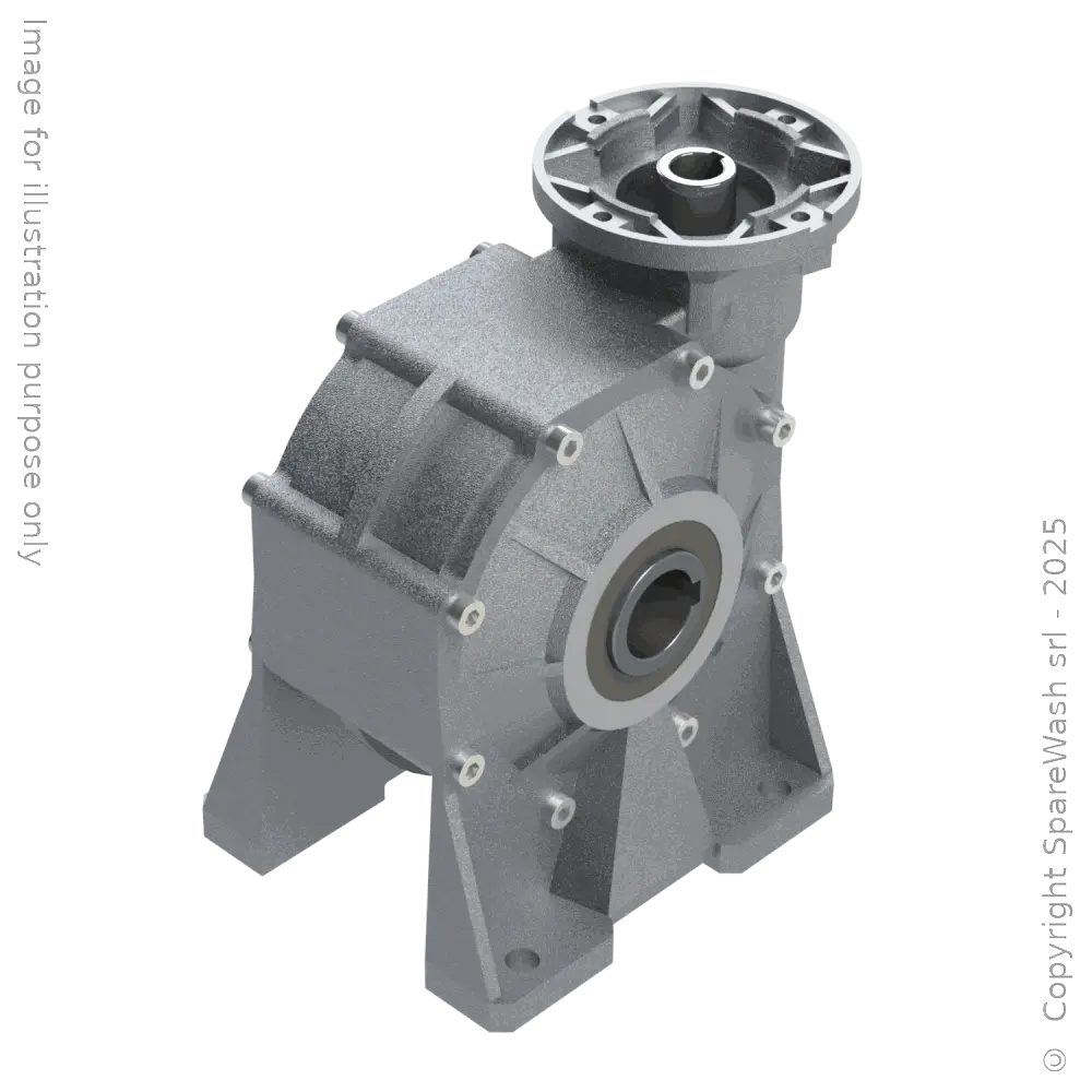 [20100148] WORM GEARBOX TRAMEC KC 90 I:100 P80B14 HOLLOW SHAFT D35