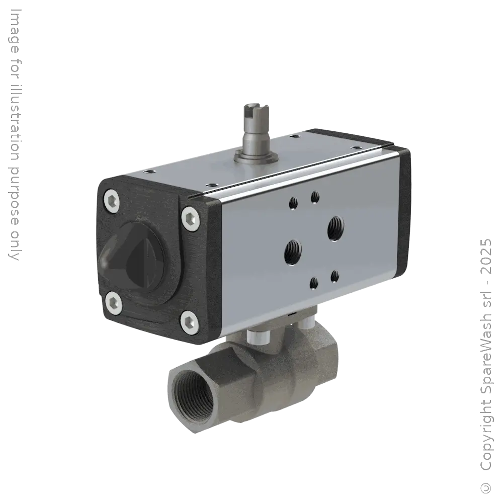 ZWEIWEG PNEUMATISCHES STELLVENTIL G1/2 64BAR