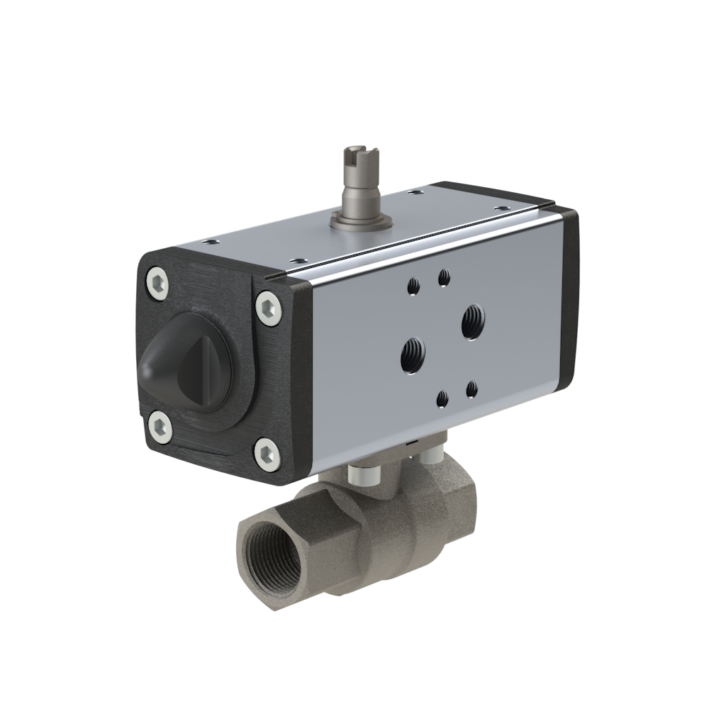 ZWEIWEG PNEUMATISCHES STELLVENTIL G1/2 64BAR