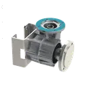 [20101114] WORM GEARBOX TRANSTECNO CWT 050 I:12 P80B14 CUSTOM MADE SHAFT + BRACKET