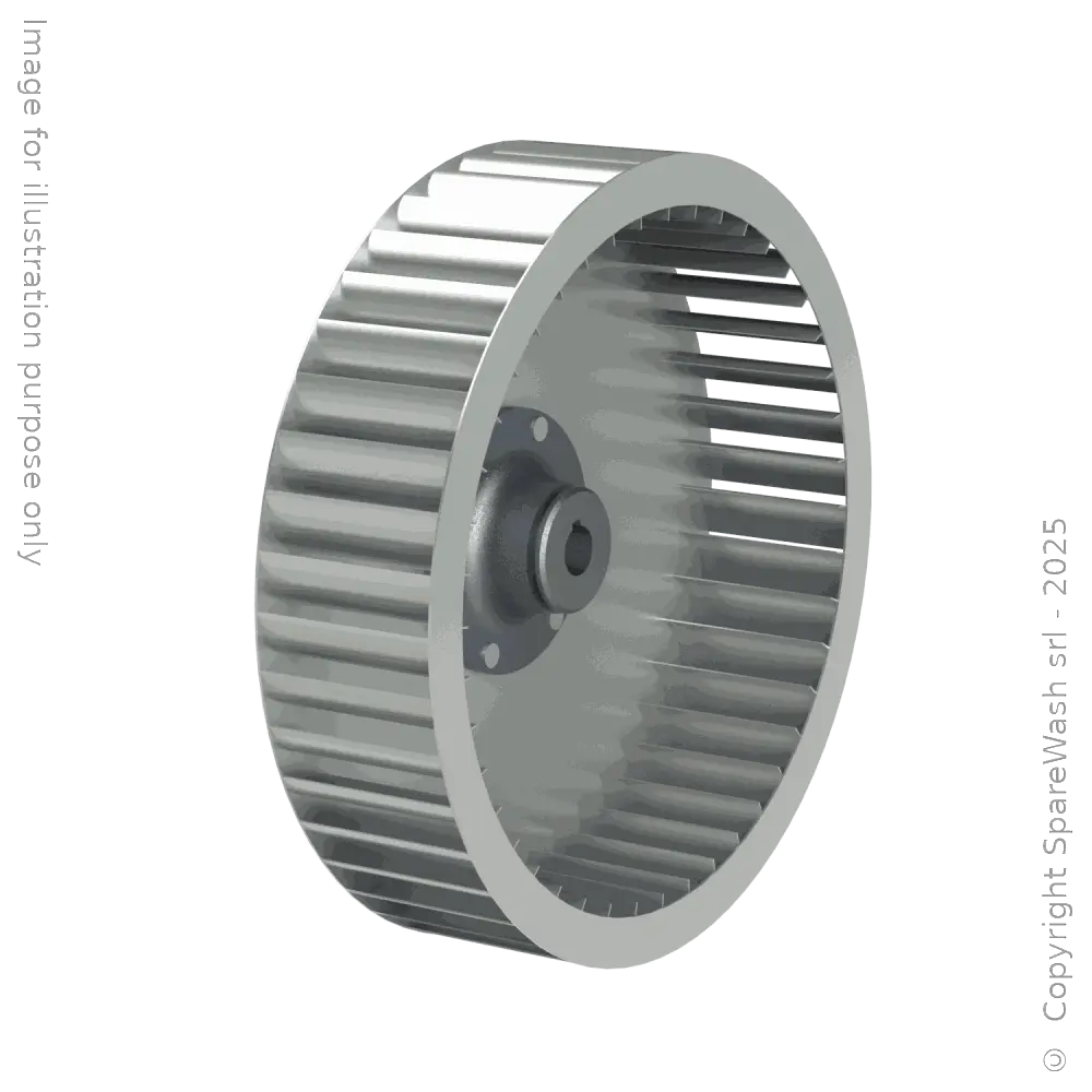 TURBINE CÔTÉ DROIT D450 H110 - ARBRE DU MOTEUR D28