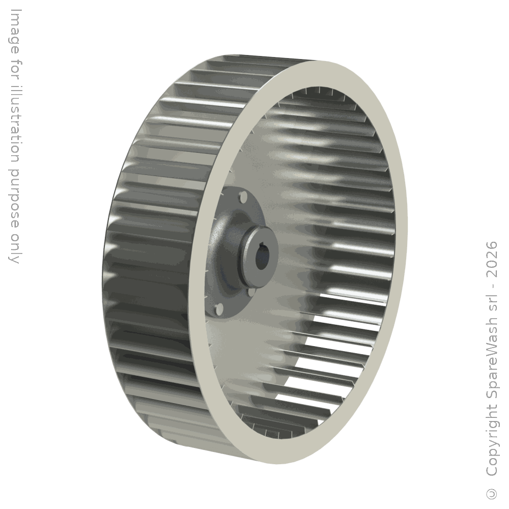 [91000101] LEFT IMPELLER D450 H110 - MOTOR SHAFT D28