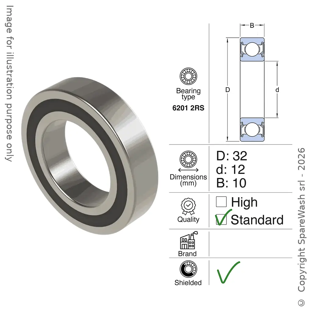 BEARING 6201 2RS 