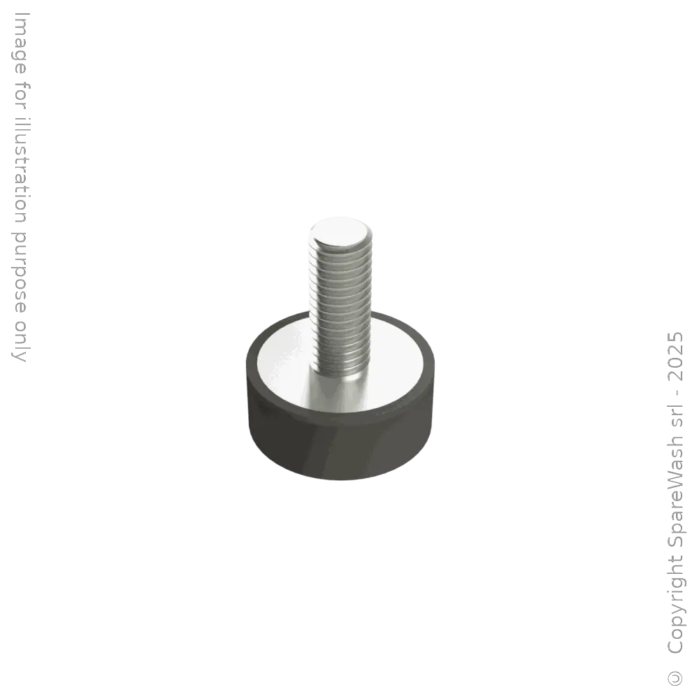 [90300127] AMORTIGUADOR CILÍNDRICO D25X10 TORNILLO M8X18