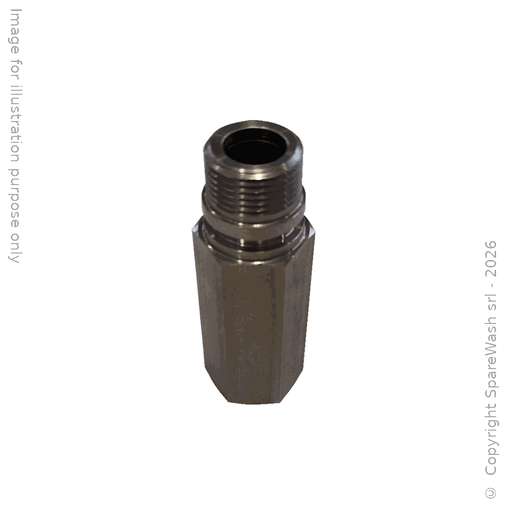 [61000032] PROLONGATEUR L50 M20X1,5M G1/4F ACIER INOXYDABLE