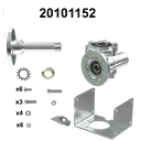 [20101152] RIDUTTORE VITE SENZA FINE TRANSTECNO CWT 050 I:12 P80B14 ALBERO A DISEGNO + SUPPORTO