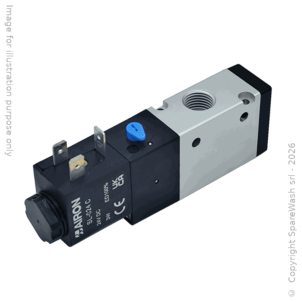 [70100327] PNEUMATIC SOLENOID VALVE MONOSTABLE 3/2 G1/4 24VDC