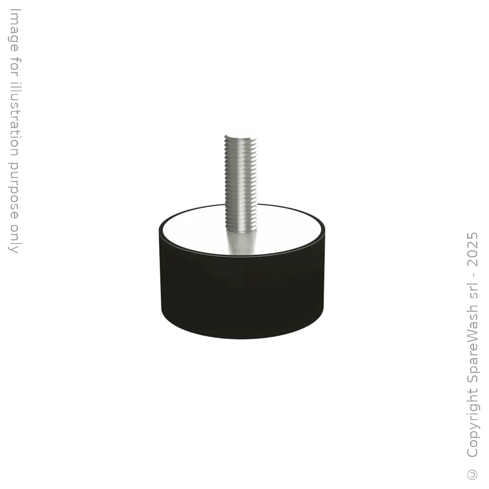 TAMPONE CILINDRICO D40X20 VITE M8X28