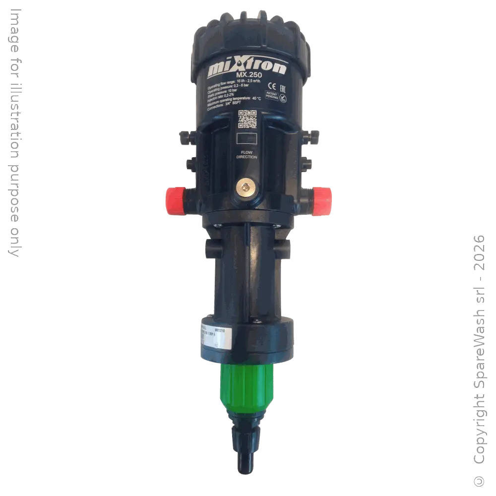 WATER POWERED DOSING PUMP MAX 2500L/H 0,2-2% EPDM
