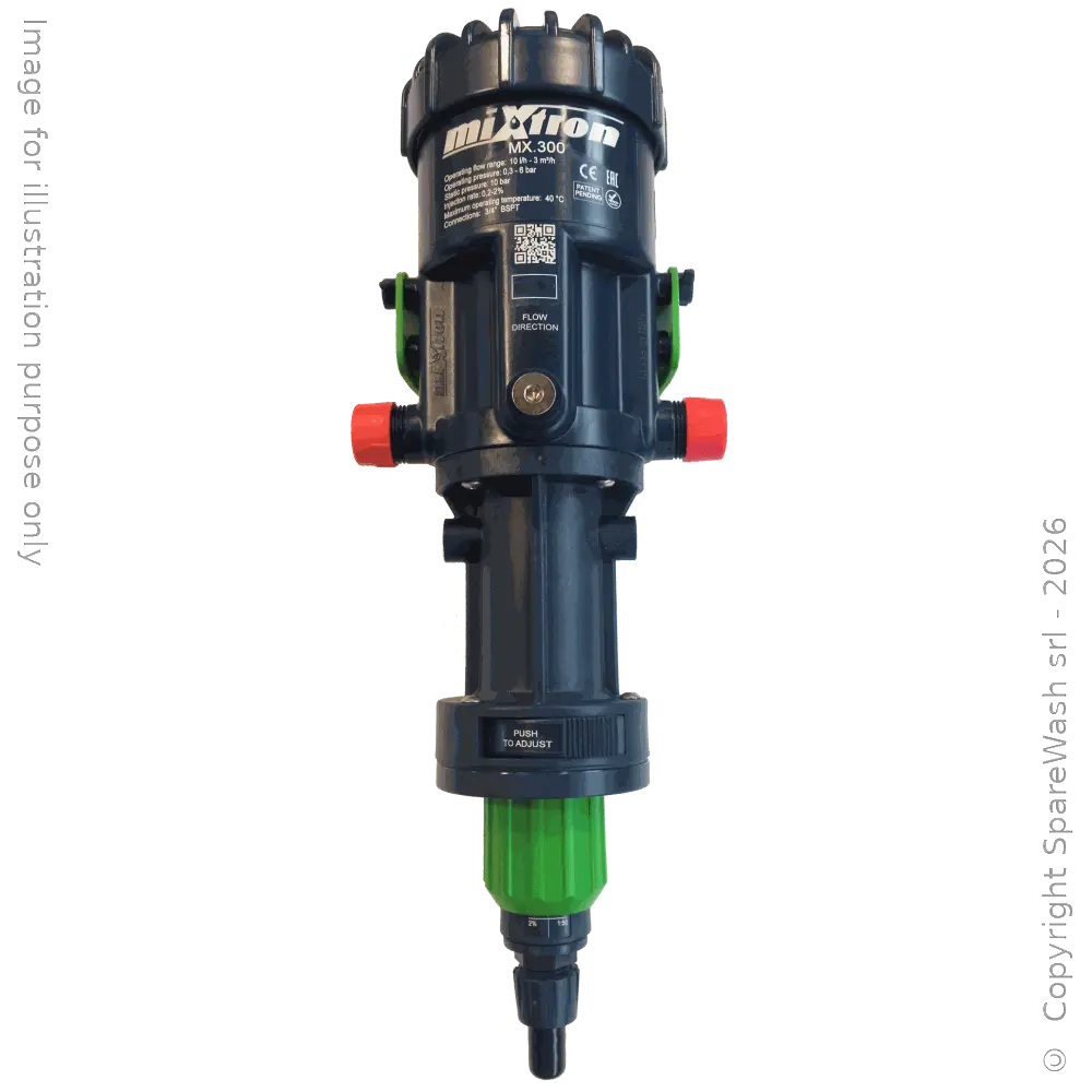 WATER POWERED DOSING PUMP MAX 3000L/H 0,2-2% EPDM