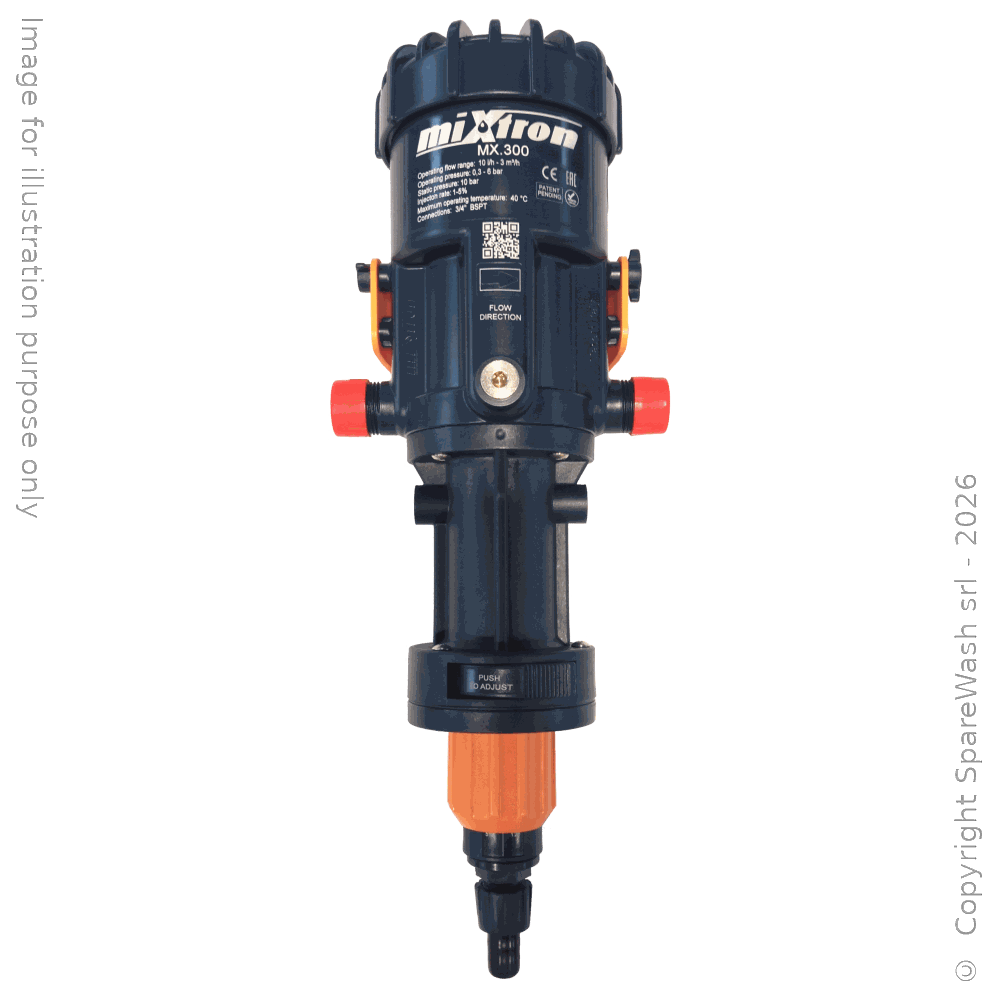 [40400051] WATER POWERED DOSING PUMP MAX 3000L/H 1-5% EPDM