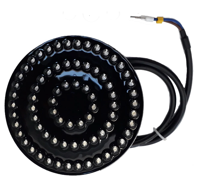 FEU LED D110 BLEU 24VDC + CADRE