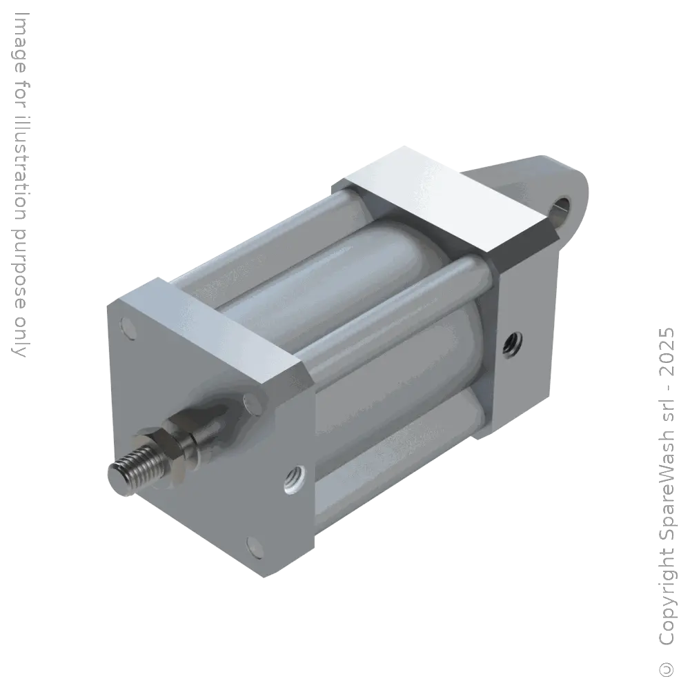 CUSTOM MADE PNEUMATIC CYLINDER D50X60 MALE ROD M10X1,25