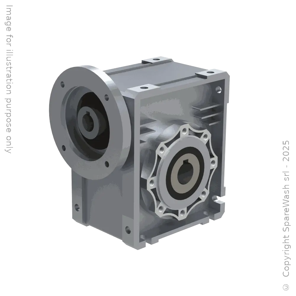 [20101268] WORM GEARBOX CHIARAVALLI CHM 063 I:80 P80B14 HOLLOW SHAFT D25