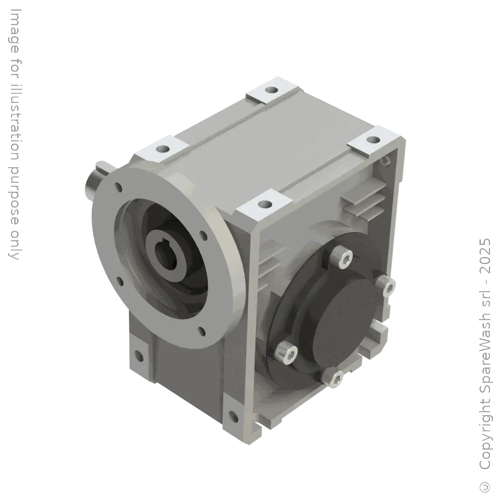[20101275] WORM GEARBOX CHIARAVALLI CHM 63 I:80 P80B14 CUSTOM MADE SHAFT