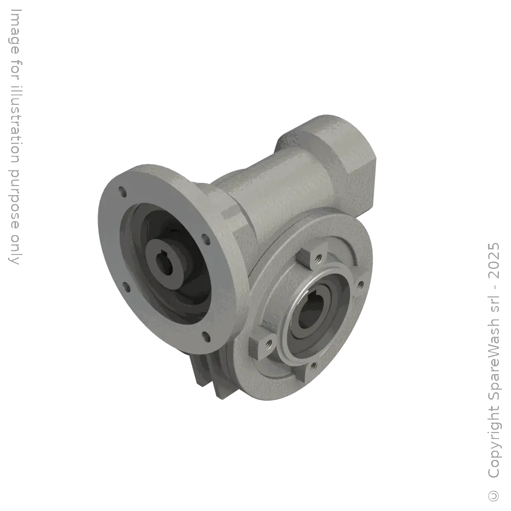 WORM GEARBOX CHIARAVALLI CH 04P I:20 P63B14 HOLLOW SHAFT D18