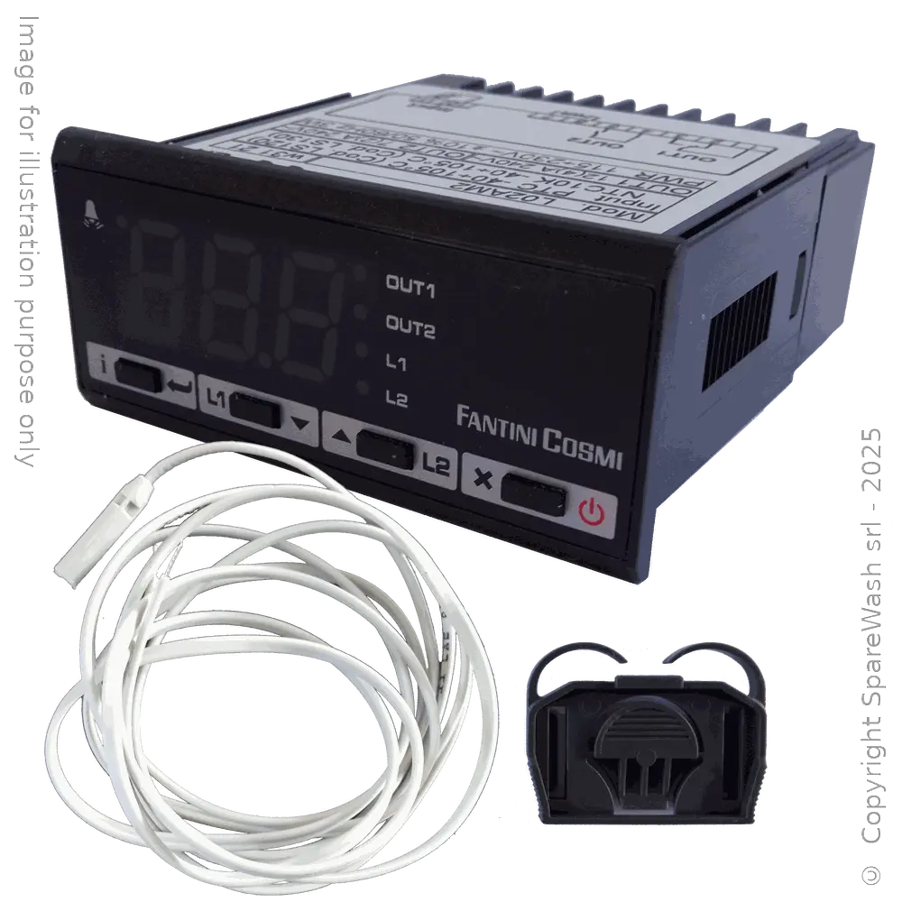 TERMOSTATO DIGITALE 230VAC + SONDA TEMPERATURA