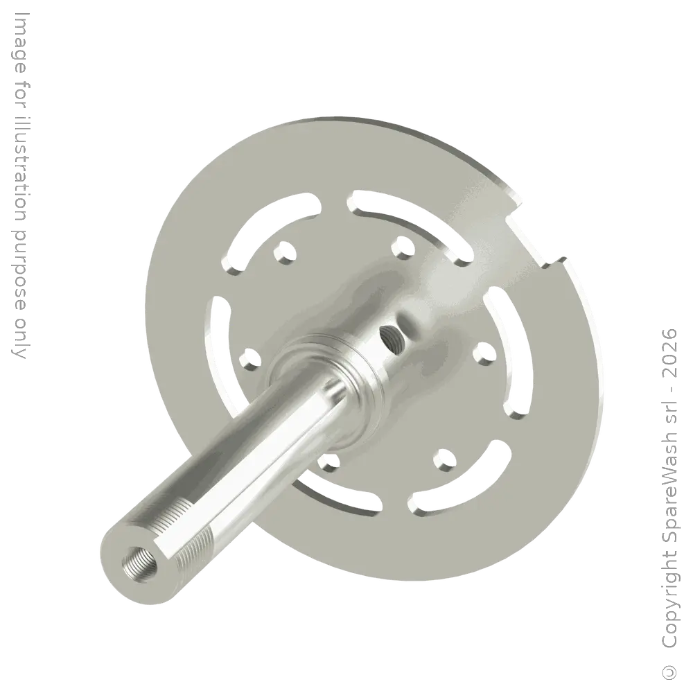 FASTENING FLANGE FOR WHEEL WASH BRUSH