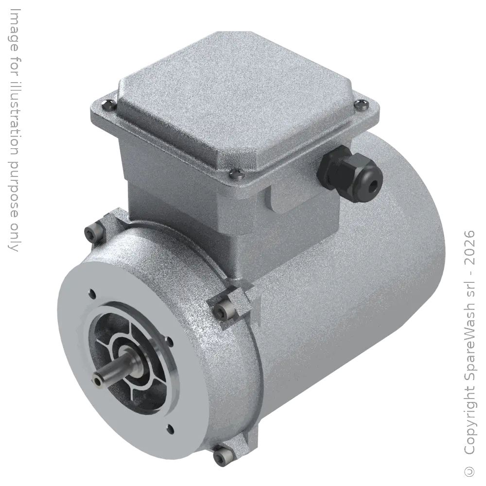 MOTEUR À CARCASSE LISSE 0,18KW 80G B14 4P 127-230V 50HZ IP66 SV