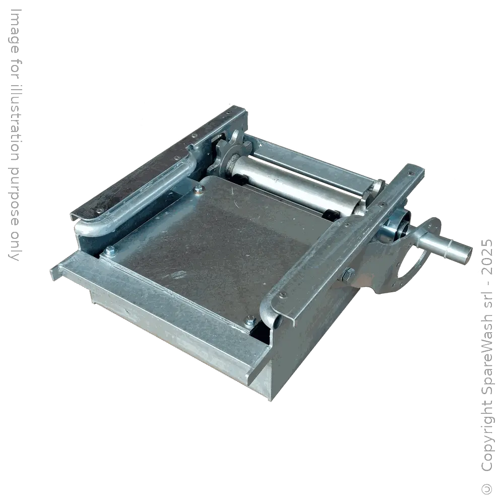 MODULO USCITA TRASPORTATORE CATENA P75 L600 + ALBERO MOTRICE