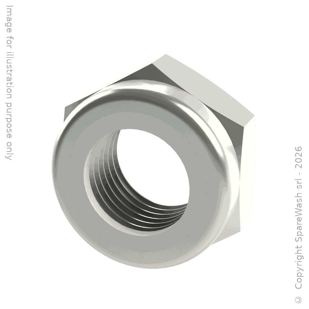 TUERCA AUTOBLOQUEANTE BAJA M20X1,5 GALVANIZADO