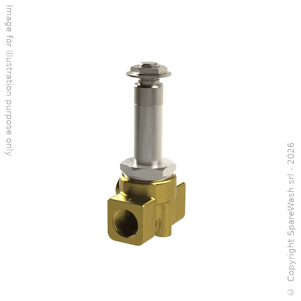 ÉLECTROVANNE HAUTE PRESSION 2/2 G1/4 PTFE NC 100BAR