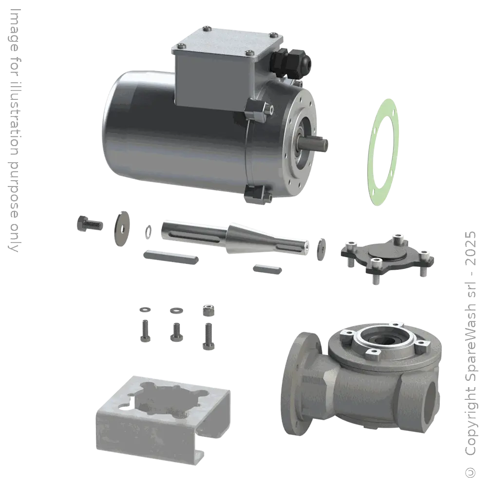 [20200466] MOTORIDUTTORE CARRELLO SPV 0,18KW 66RPM