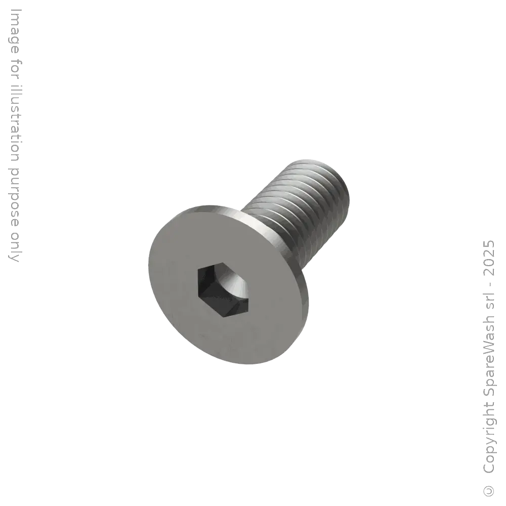 [90401046] TORNILLO DE CABEZA AVELLANADA CON HUECO HEXAGONAL M8X20 ACERO INOXIDABLE