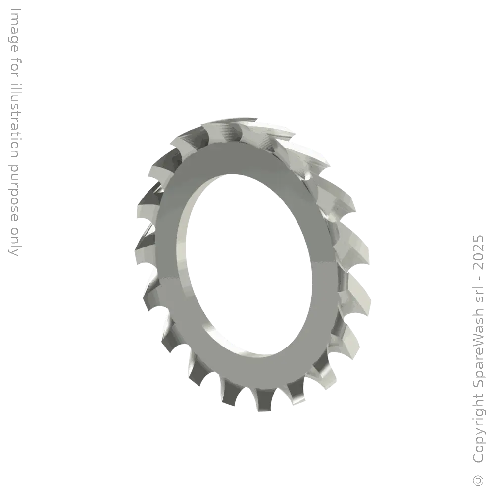 RONDELLA DENTELLATA D18 ZINCATO