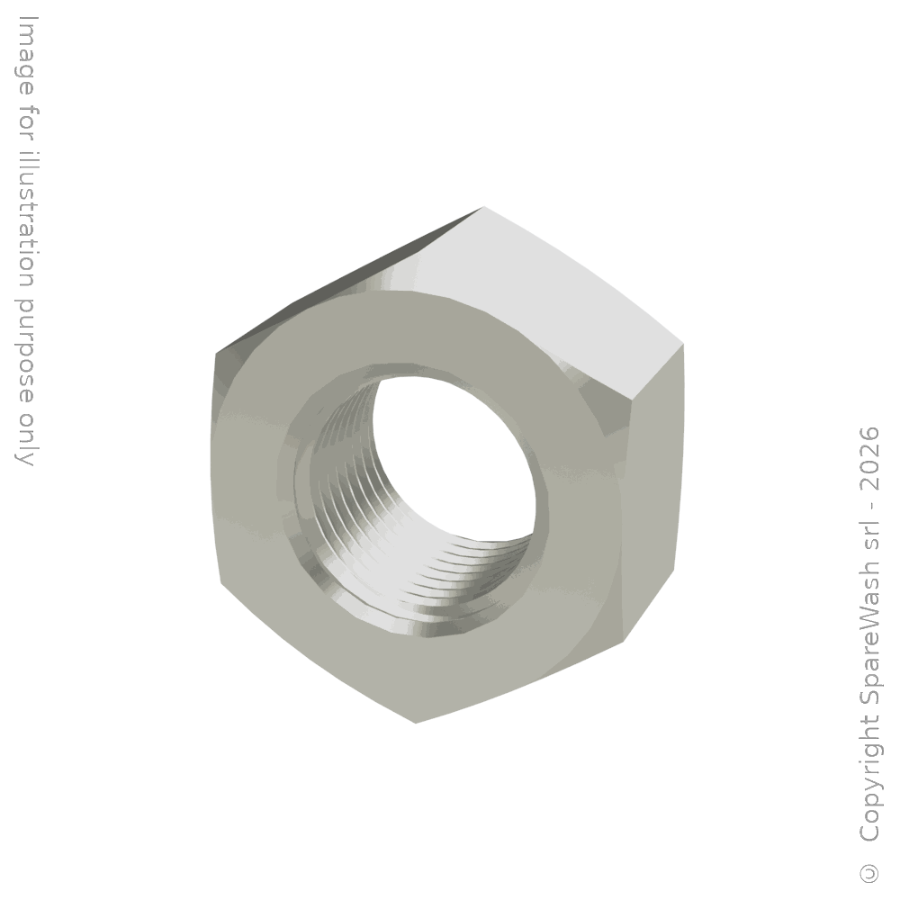 TUERCA HEXAGOAL ALTA M18X1,5 GALVANIZADO