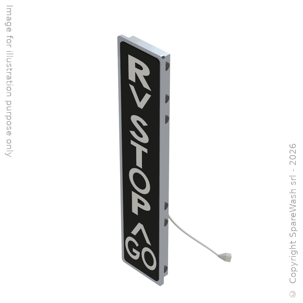 [10900154] LED TRAFFIC LIGHT 700X135 GO-STOP-R 24VDC