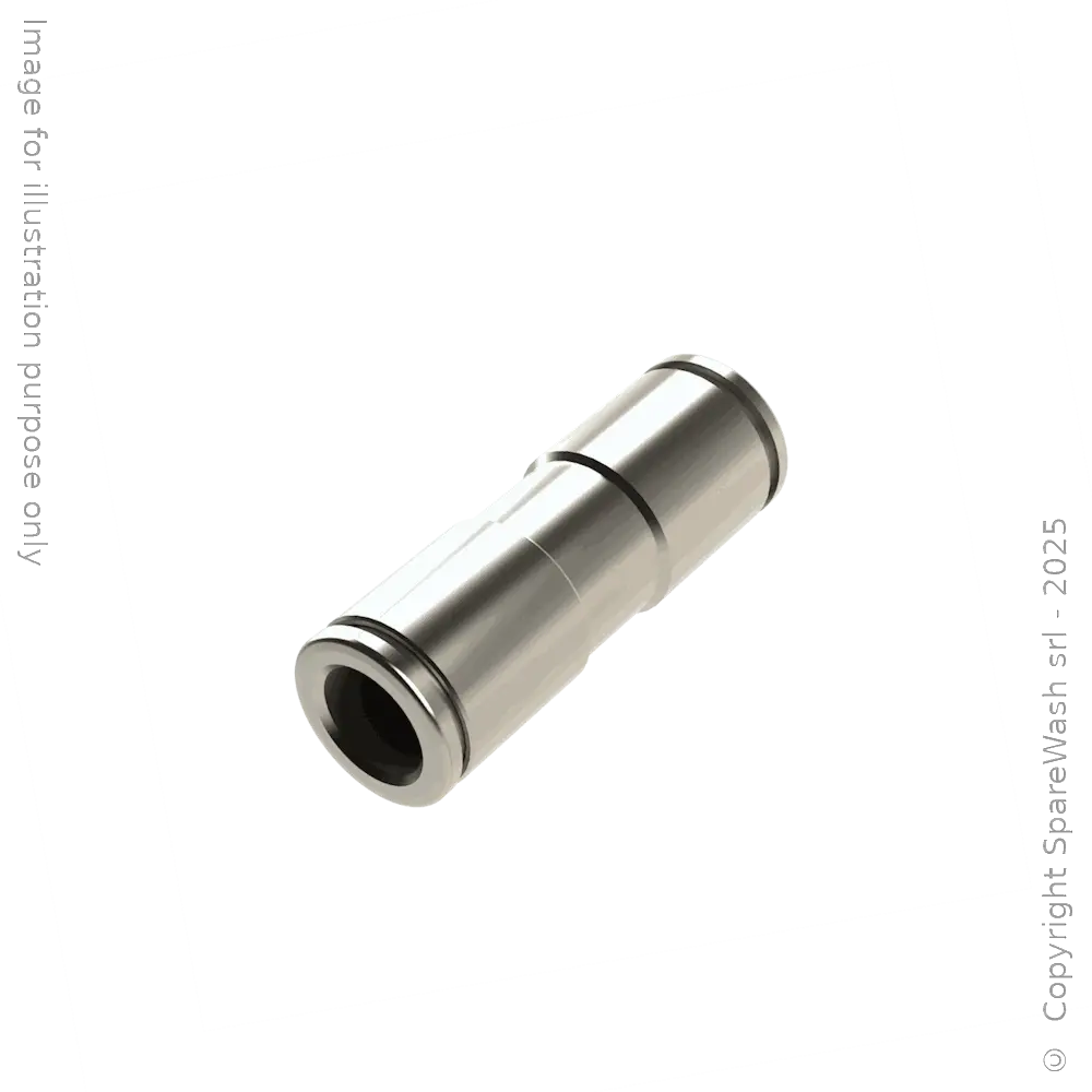 RACCORD DROIT TUYAU D8