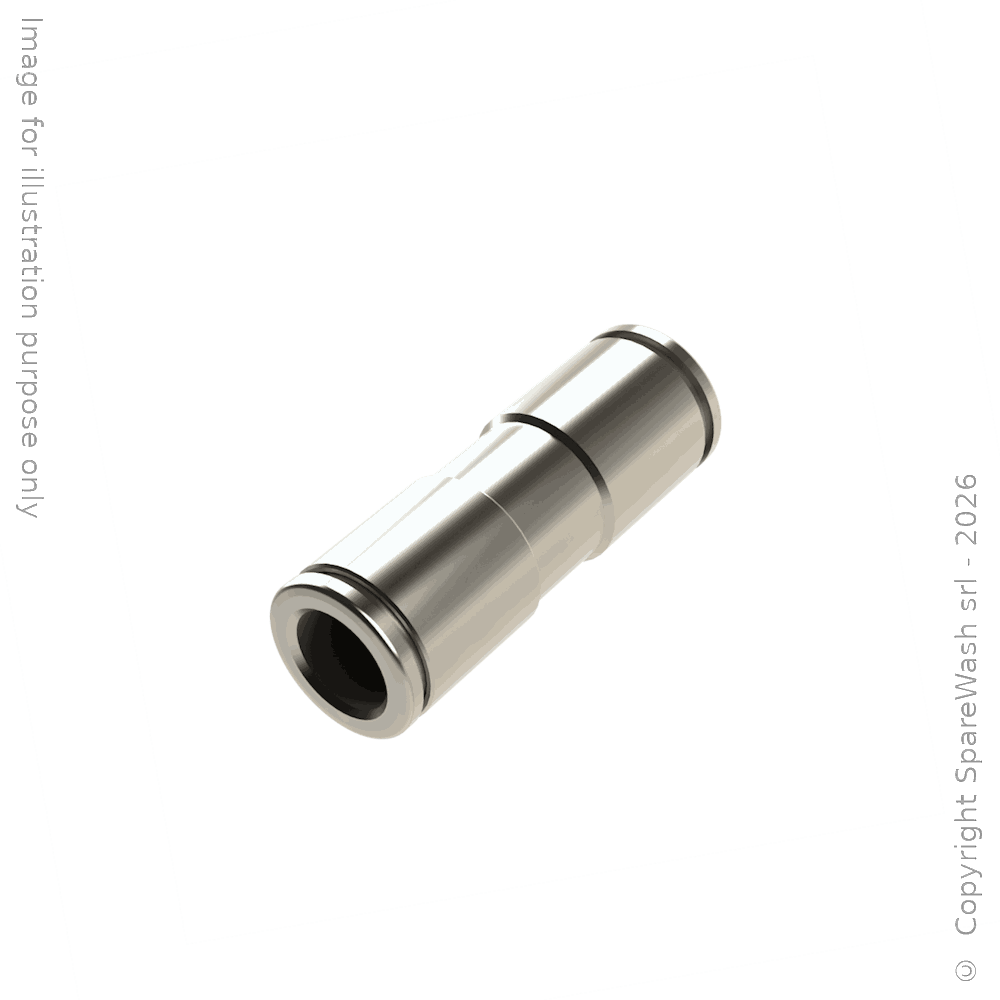 RACCORD DROIT TUYAU D8