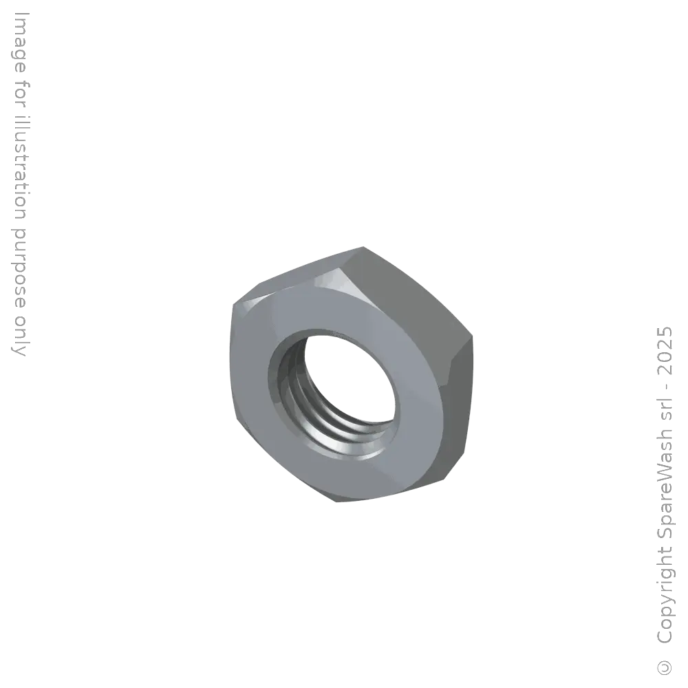 [90401206] HEXAGON NUT LOW PROFILE M10 GALVANIZED