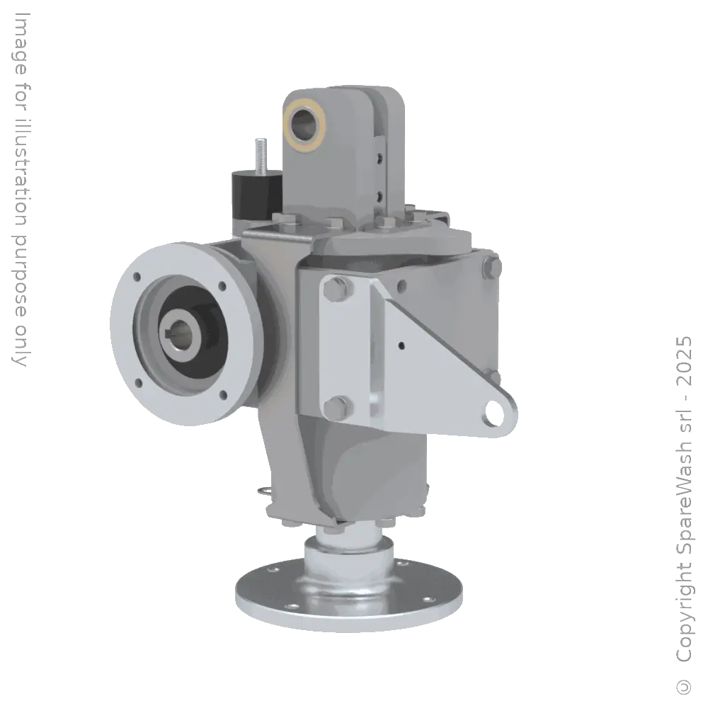 [20101503] WORM GEARBOX CHIARAVALLI CH 06 I:12 P80B14 CUSTOM MADE SHAFT