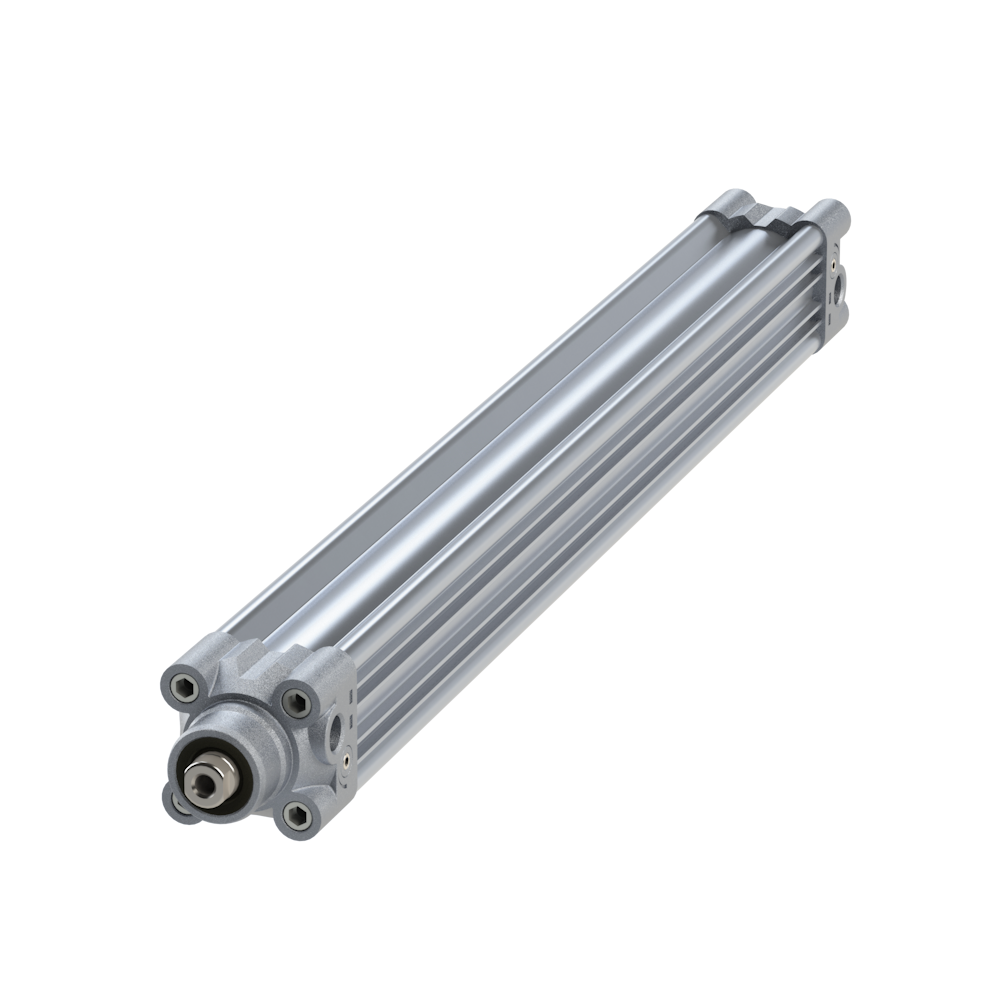 CILINDRO PNEUMATICO ISO D32X450 STELO FEMMINA M8