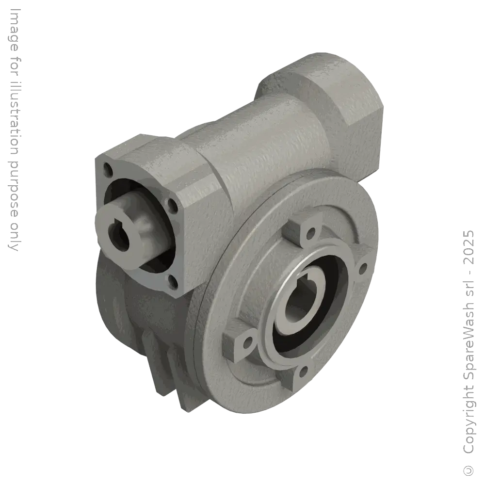 [20101480] WORM GEARBOX CHIARAVALLI CH 04P I:14 HOLLOW SHAFT D18